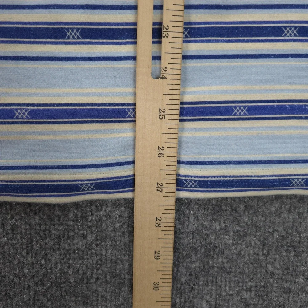 Rhone‎ Hoodie Mens Large Blue Striped Endless Sun Bolinas Beach Poncho Henley